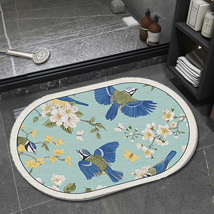 Unisex Floral Pattern Bathmat Kalsten