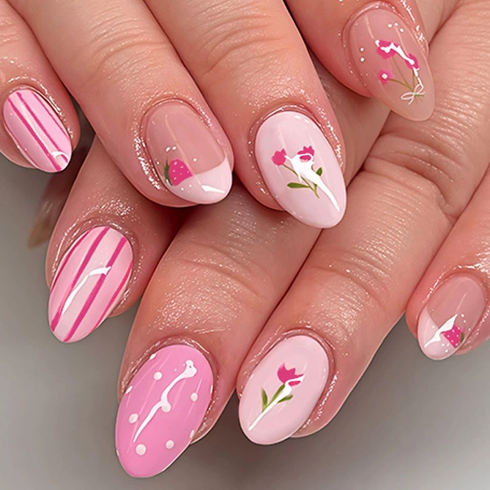 Floral Theme Nail Art Set Kalsten