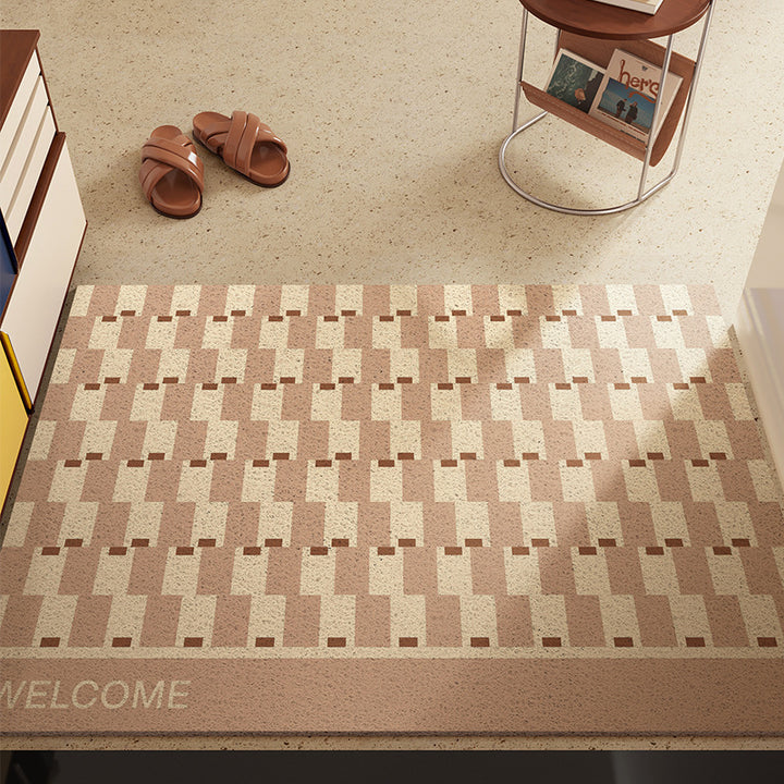Decorative Striped Entrance Mat