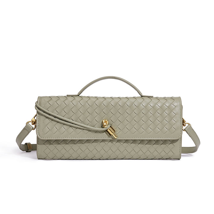 Woven Leather Clutch Kalsten