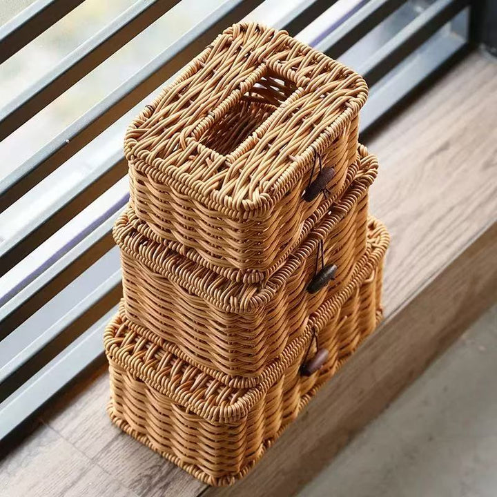 Handcrafted Wicker Storage Box Kalsten