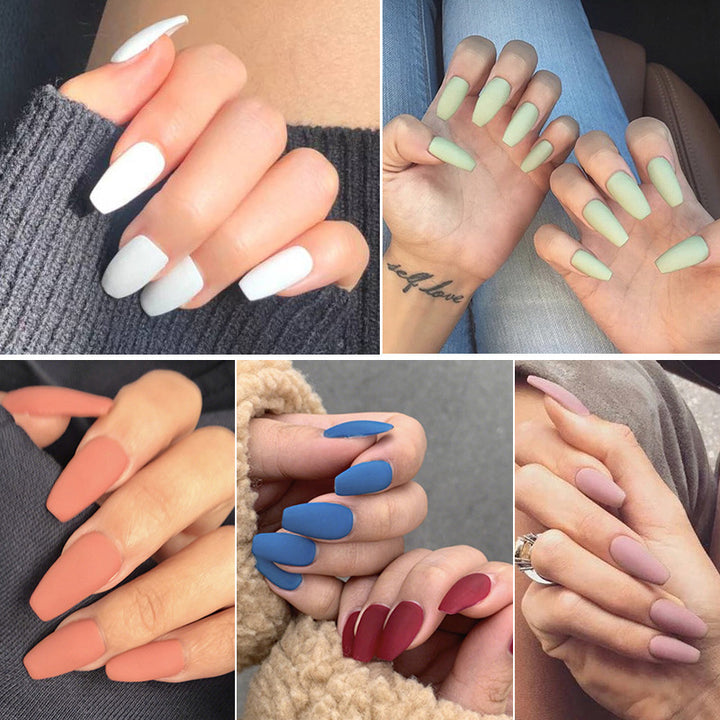 Elegant artificial nails with decorative accents Kalsten