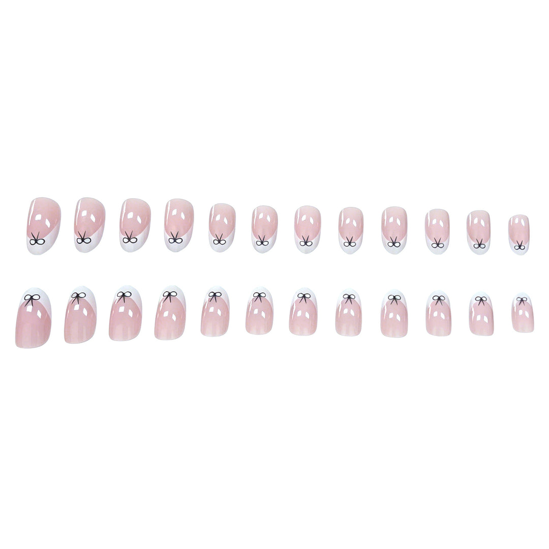 Artistic Bow-Embellished Nail Art Kalsten