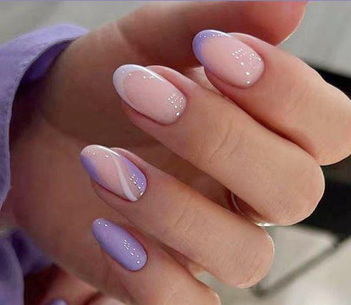 Elegant Ombre Nail Art Kalsten