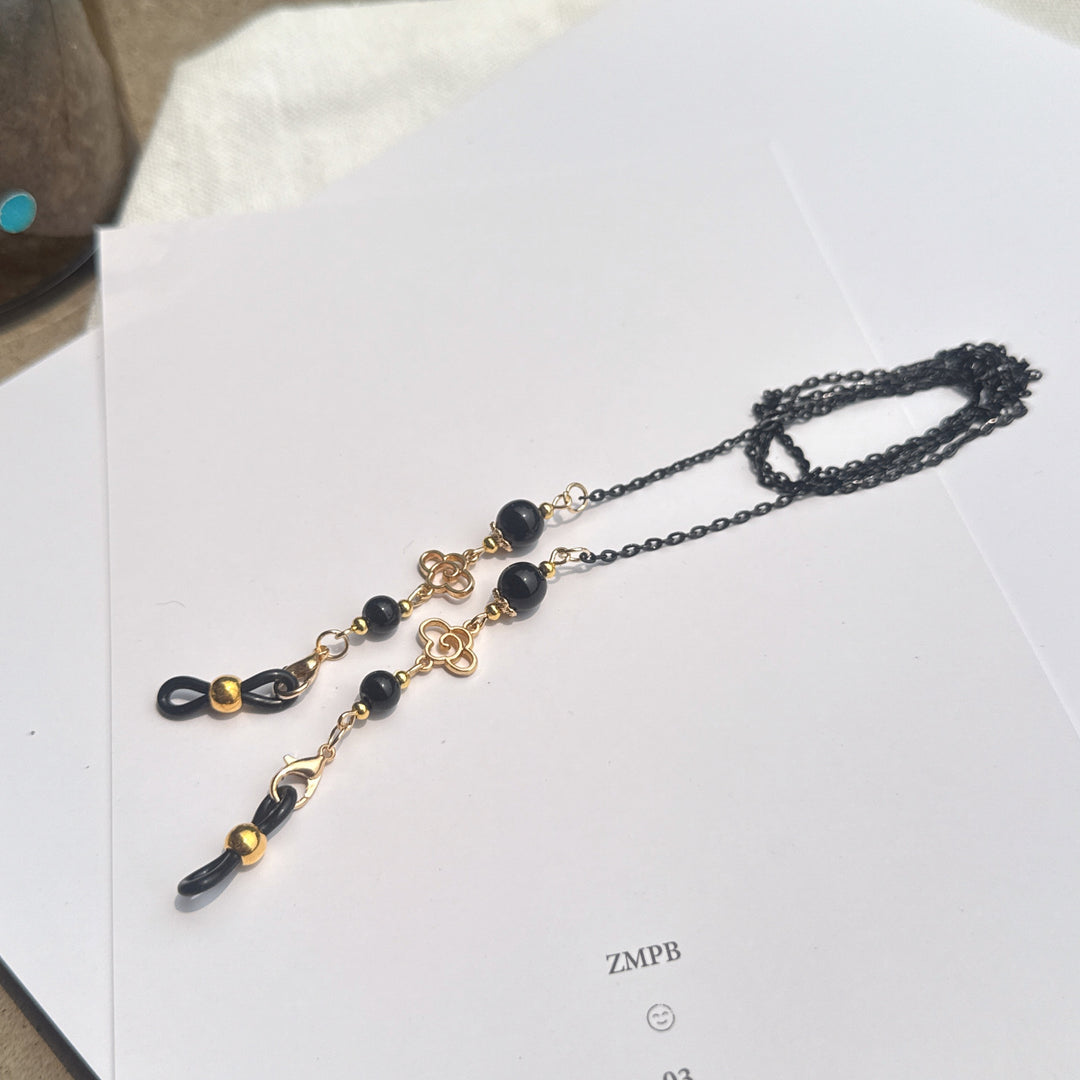 Elegant Long Pendant Necklace with Bead Accents Kalsten