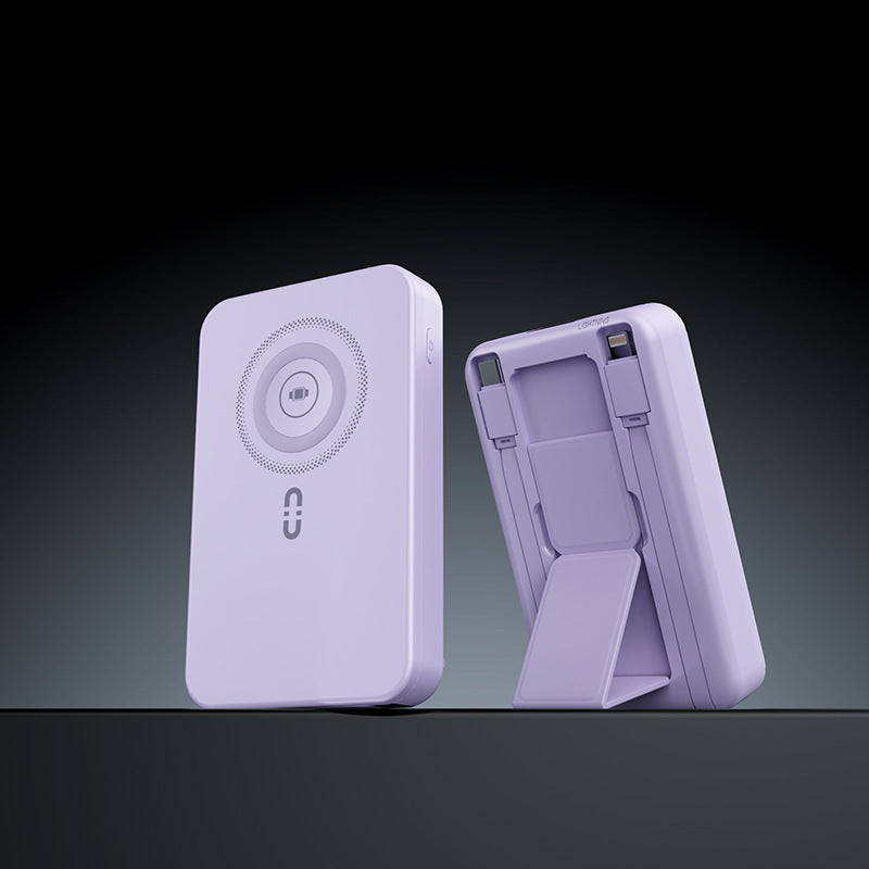 Portable power bank with integrated stand function and fast charging system Kalsten