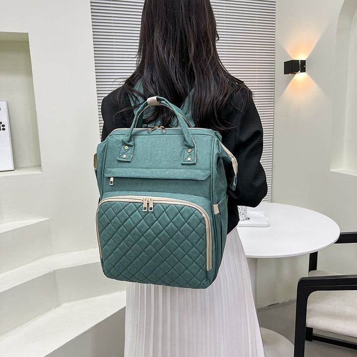 Multi-Functional Quilted Travel Backpack Kalsten