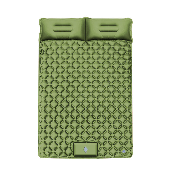 comfortable inflatable camping mat with integrated pillow and waterproof TPU surface Kalsten