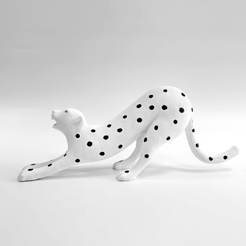 Decorative Cheetah Art Sculpture