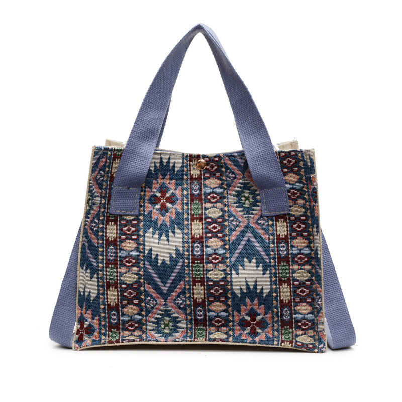 Handcrafted Ethnic Pattern Tote Bag