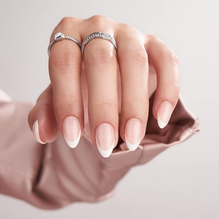 Elegant French Tip Press-On Nails Kalsten