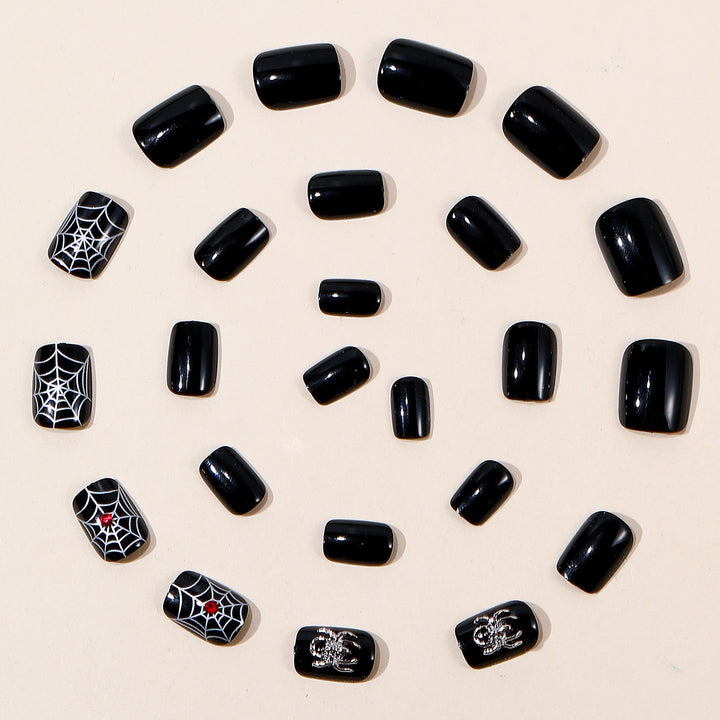 Gothic Halloween-Themed Nail Art Extensions Kalsten