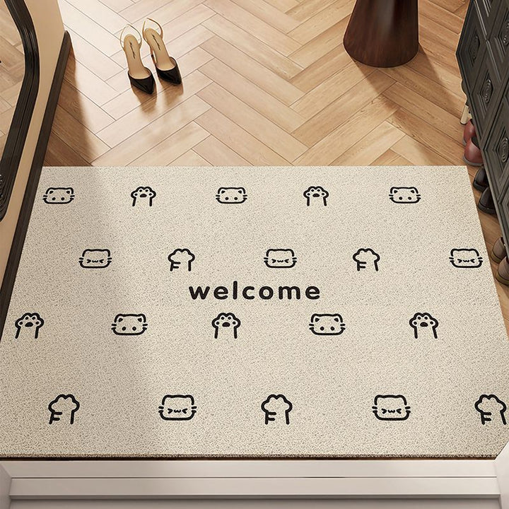 Playful Cartoon Welcome Mat