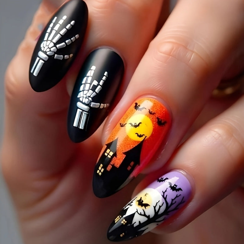 Halloween-Themed Party Nail Art