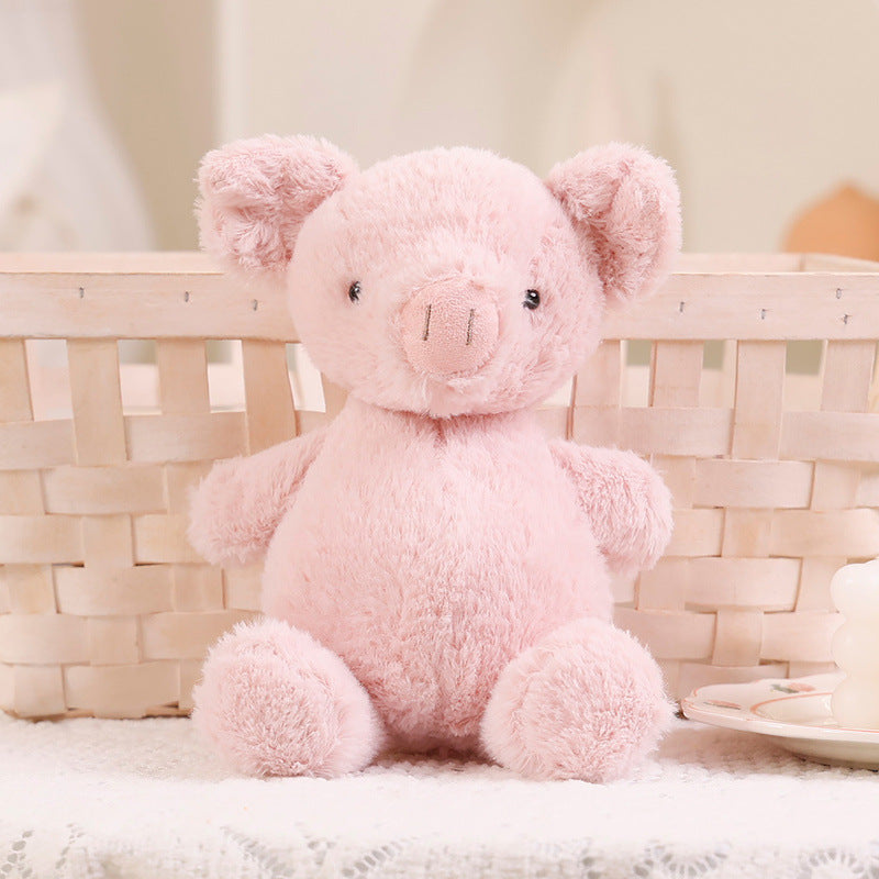 Soft Grey Elephant Plush Lovey with Rounded Belly Floppy Ears & Embroidered Safety Eyes Kalsten