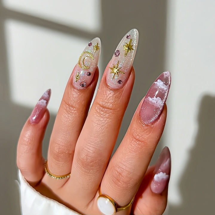 Decorative Thematic Press-On Nail Art Extensions Kalsten