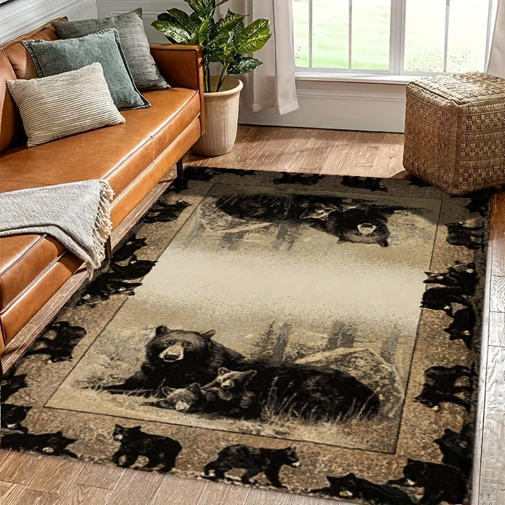 Bear-Themed Area Rug