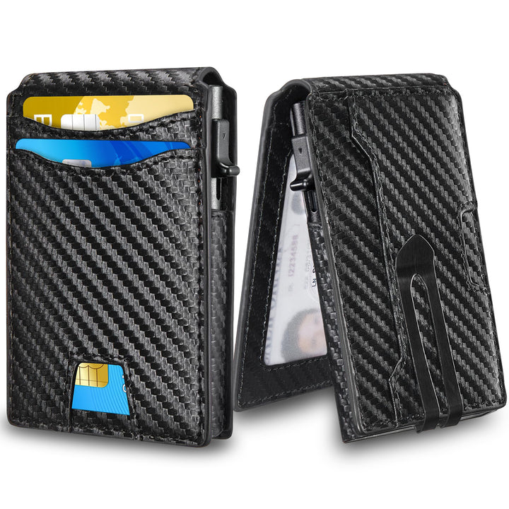 Slim RFID-Blocking Carbon Fiber Cardholder Kalsten