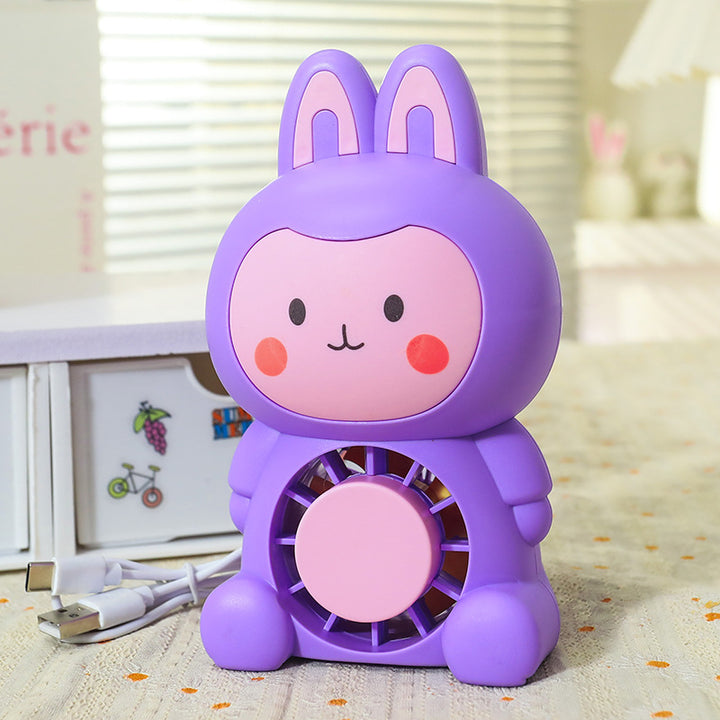 Women's portable USB mini fan in cute rabbit design Kalsten