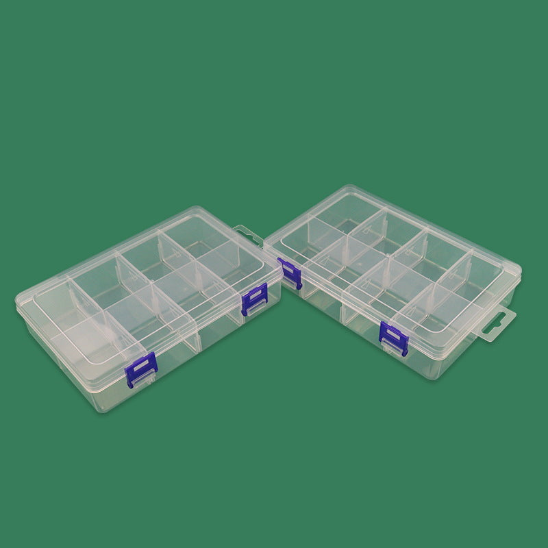 Multi-Compartment Craft Supply Storage Box with Secure Latches Kalsten