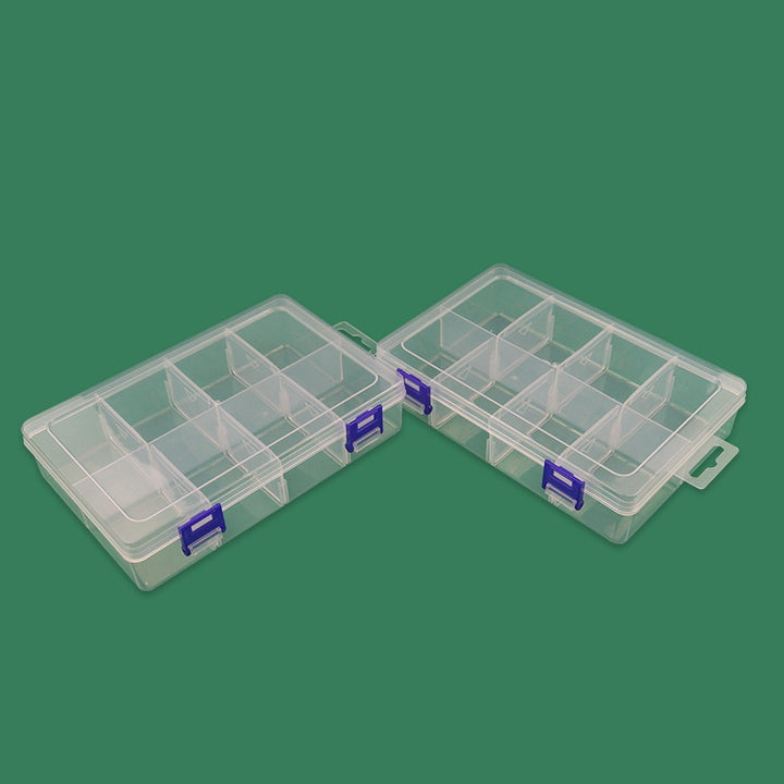 Multi-Compartment Craft Supply Storage Box with Secure Latches Kalsten
