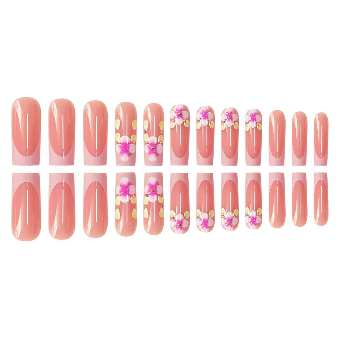 Floral Nail Design Extensions Kalsten
