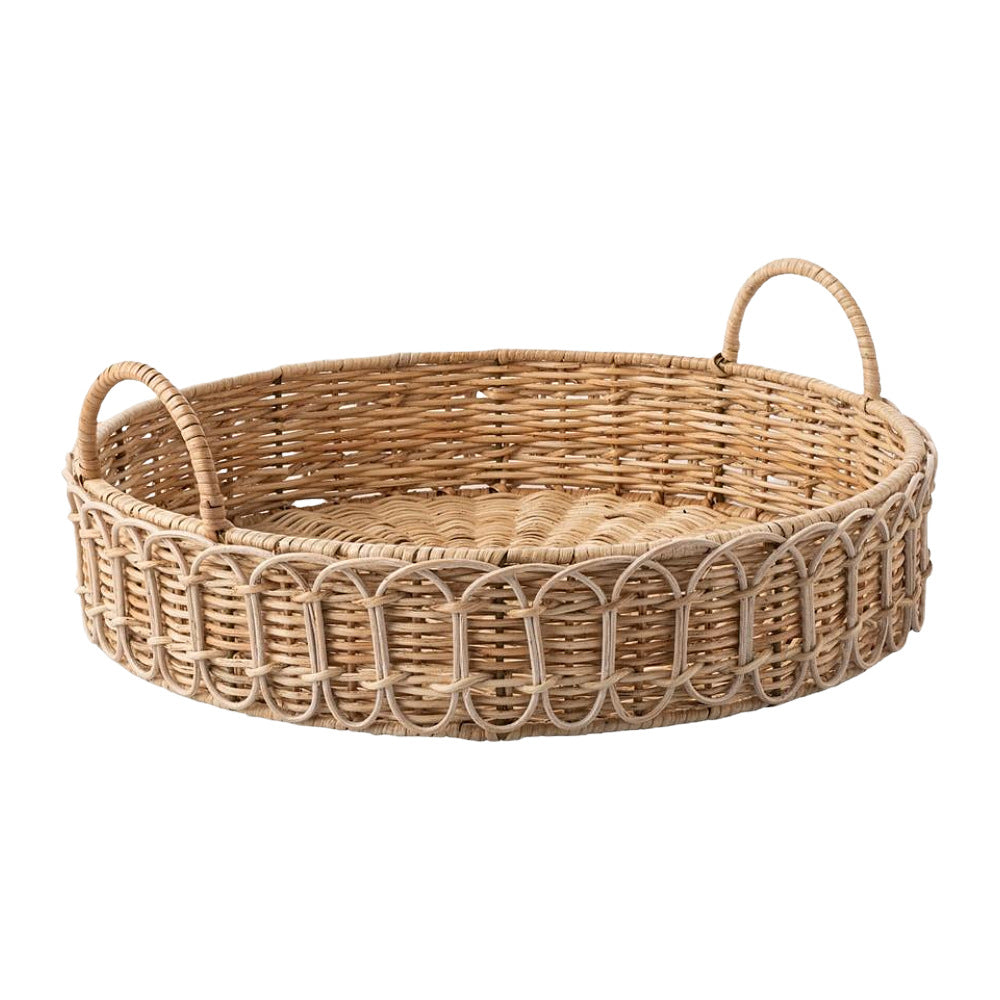 Elegant braided serving basket Kalsten