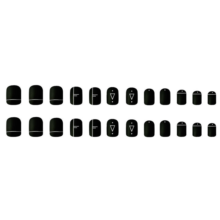 Artistic Geometric Nail Art Design Kalsten