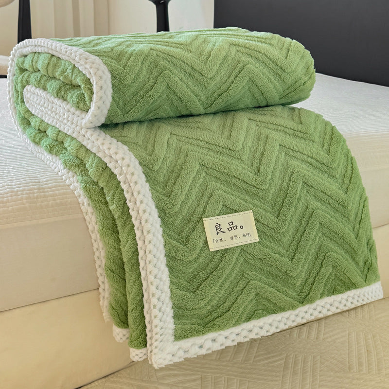 Herringbone Knit Throw Blanket