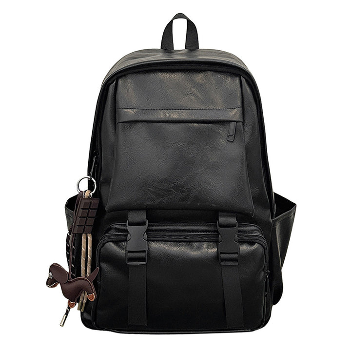 Vintage-Style Leather Backpack Kalsten
