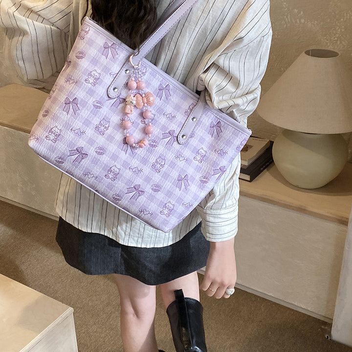 Chic Floral Patterned Tote Bag Kalsten