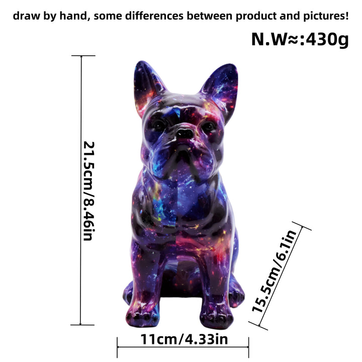 Artistically designed bulldog figure Kalsten
