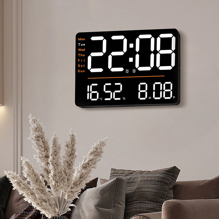 Digital Alarm Clock with Multifunction Temperature and Day of the Week Display Kalsten
