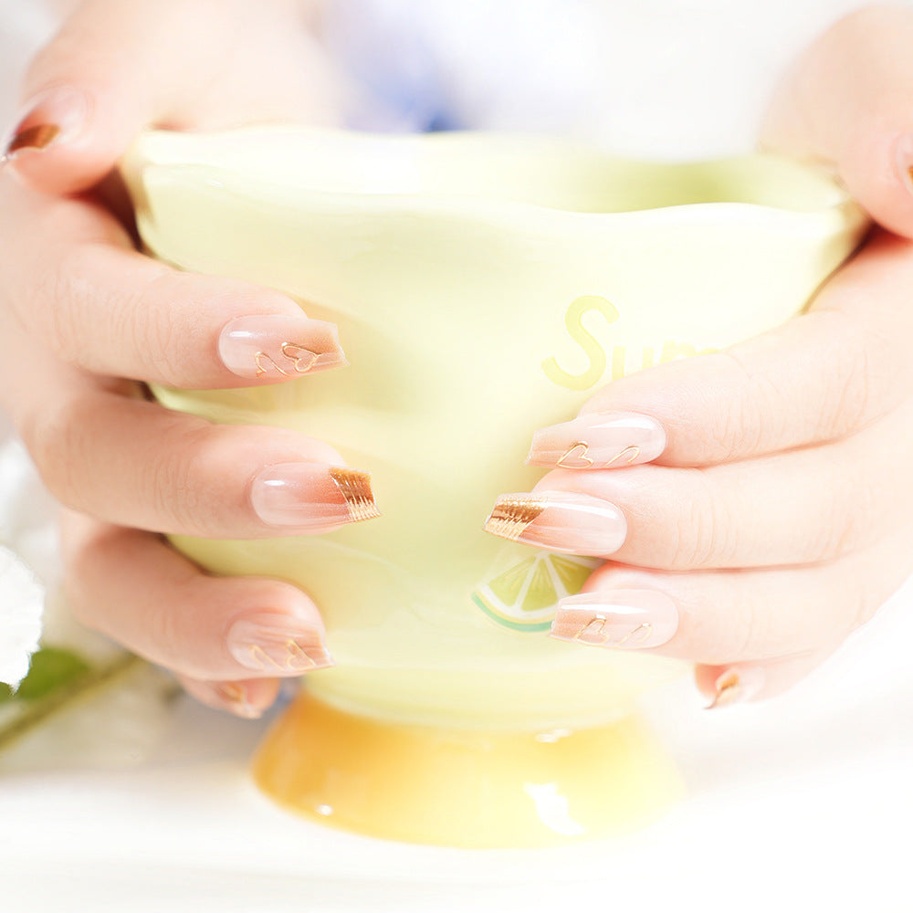 Intricate Nail Art Press-On Tips Kalsten