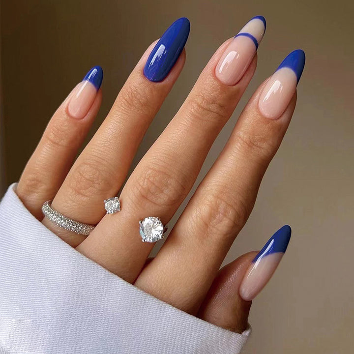 Elegant Nail Extensions with Modern Color Accents Kalsten