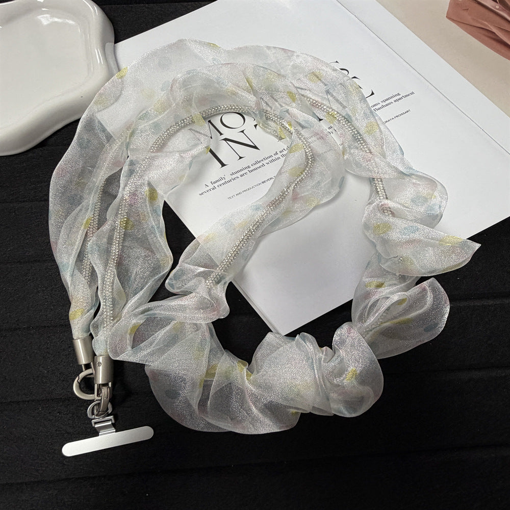 Decorative Crystal-Accented Eyewear Lanyard Kalsten