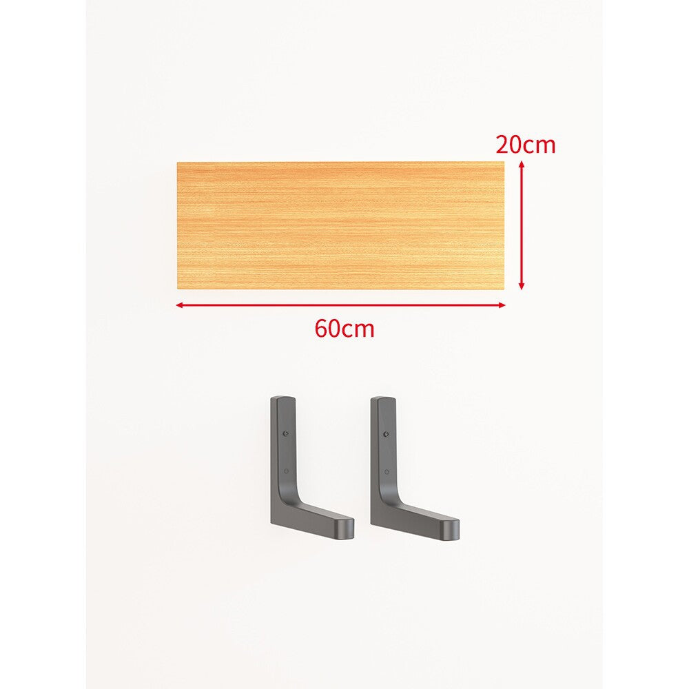 Long Narrow Floating Wall Shelf Kit with Concealed Heavy-Duty Brackets