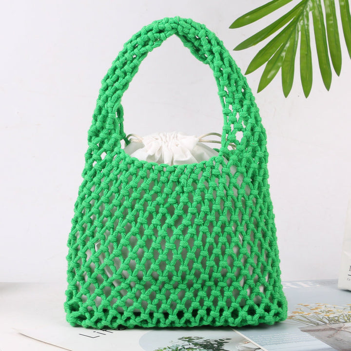 Hand-knotted tote bag made of natural cotton Kalsten