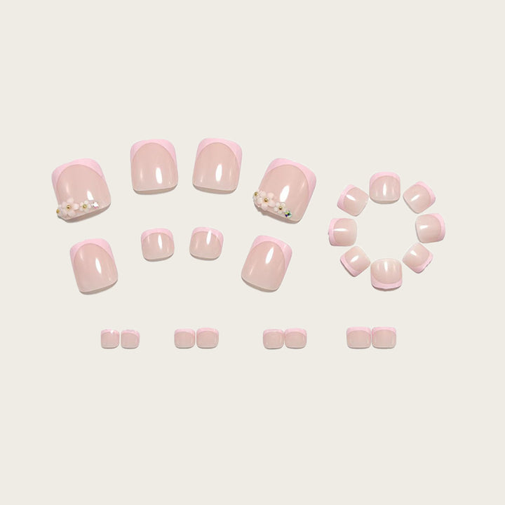 Nail Art Set with Floral Details Kalsten
