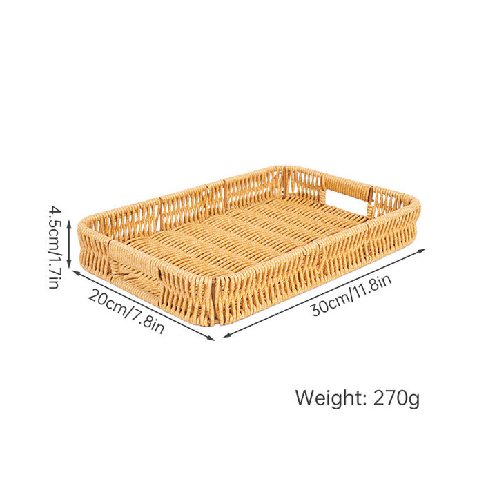 Rectangular Woven Serving Tray Kalsten