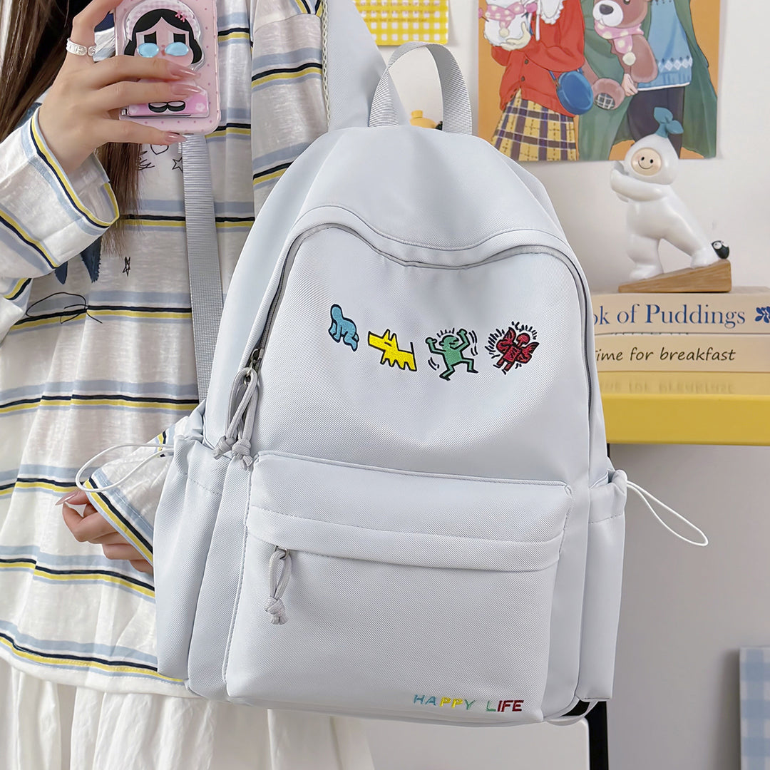 Artistic Embroidered Casual Backpack Kalsten
