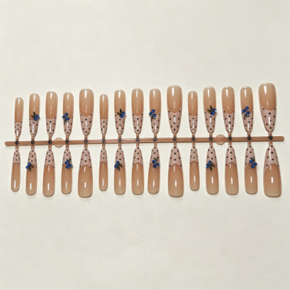 Chic Polka Dot Press-On Nail Tips Kalsten