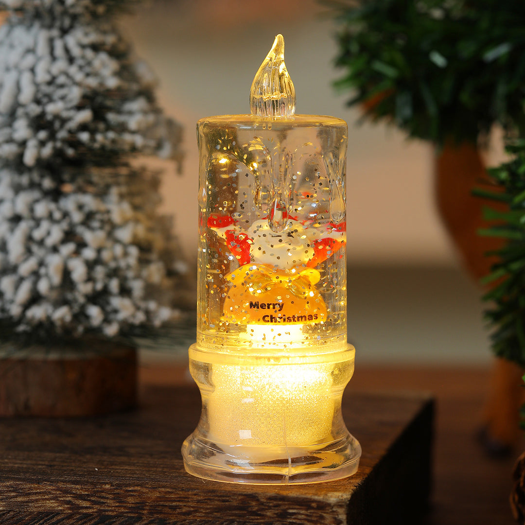 LED Illuminated Christmas Candle Figurine Kalsten