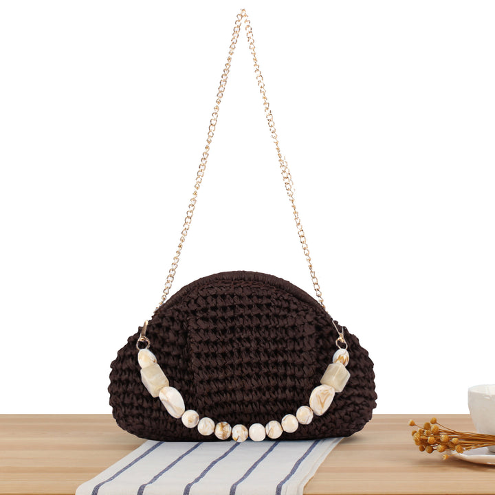 Shoulder bag with decorative shell design Kalsten