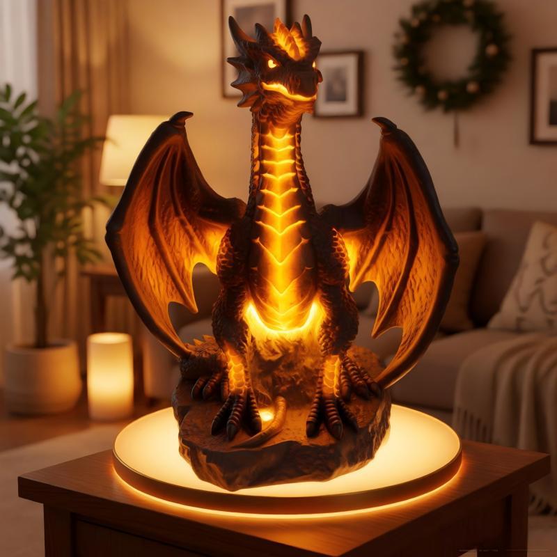 Decorative Dragon Lamp Kalsten