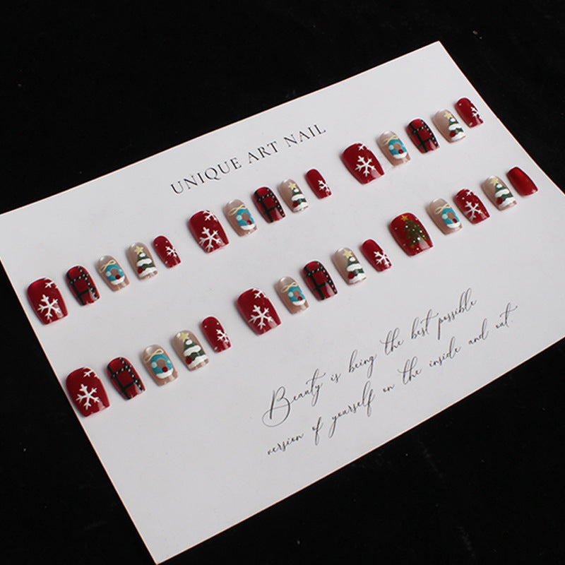 Holiday-Themed Decorative Press-On Nail Set Kalsten