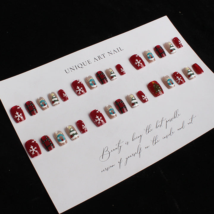 Holiday-Themed Decorative Press-On Nail Set Kalsten