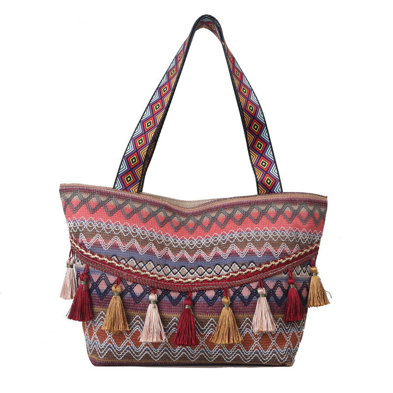 Bohemian Patterned Tote Bag