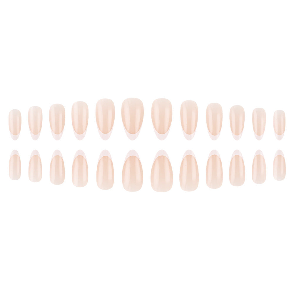 Elegant French Tip Stiletto Press-On Nails Kalsten