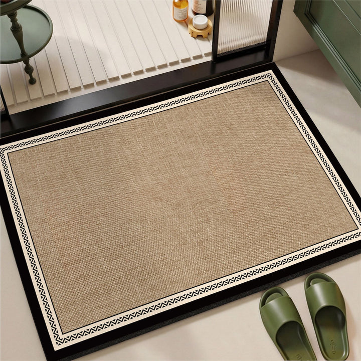 Elegant Vintage Floral Print Area Mat